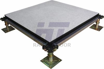 China Airflow Woodcore Perforated Raised Floor With Conductive PVC Finish for sale