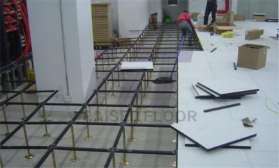 China Light Weight Raised Floors Systems , Computer Room Woodcore Raised Floor for sale