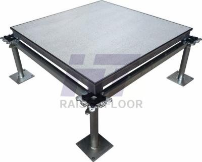 China Waterproof Aluminium Portable Raised Floor , Anti - Magnetic Raised Access Flooring for sale