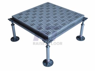 China Square HPL Aluminum Raised Floor , Antistatic Removable Flooring for sale