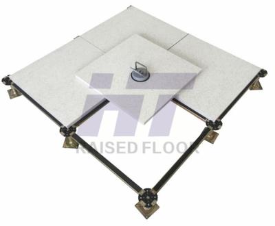 China Calcium Sulphate Raised Access Floor Panels 600mm PVC Edge EN Standard for sale