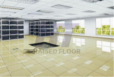 China Ceramic Anti Static Raised Floor Panel Fire Resistant For Telecommunication Room for sale