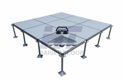 China Smart Edge Trim Computer Room Flooring Conductive Light Cementitious Core for sale