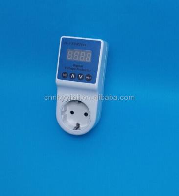 China Household appliances voltage protector for 15A household appliances with different plug type for sale