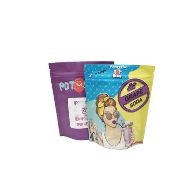 China Factory Price Mylar Moisture Proof Kid Safe Bag Stand Up Pouch Edible Candy OEM Gummy 3.5g Zipper Custom Bag for sale