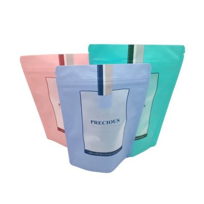 China Customized Printing Logo Recycled Moisture Proof Sealed Self Sealing Zipper Plastic Small Food Packaging Zip Lock Pouches Packing Bags for sale