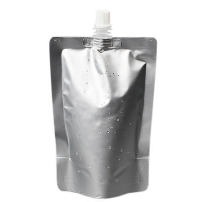 China Security Flexible Custom Printing Aluminum Foil Packaging Bag 50ml Liquid Packaging Holder Up Spout Pouch for sale