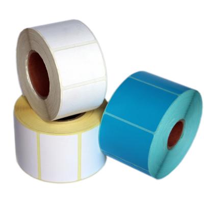 China Waterproof Thermal Paper Adhesive Label Direct Roll for sale