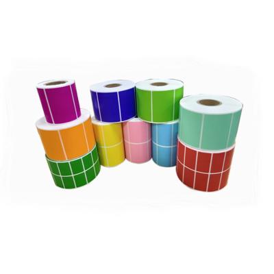 China Waterproof Self Adhesive Pre Printed Thermal Labels And Barcode Label Roll for sale