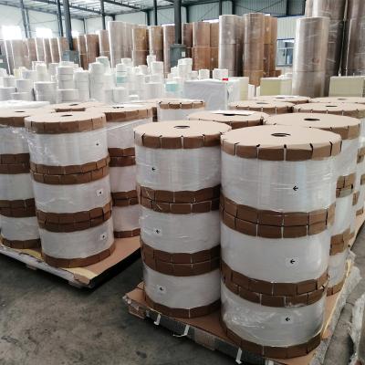 China Heat Sensitive Self Adhesive Paper Jumbo Roll For Thermo Stickers for sale