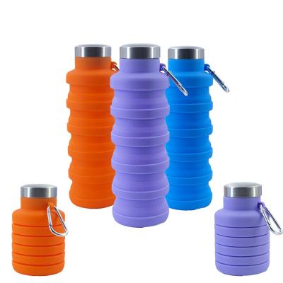 China Contemporary Wholesale HOT SALE Luxury Eco-friendly Folding Leakproof Water Bottle, Outdoor Sport High Quality Silicone Water Bottle for sale