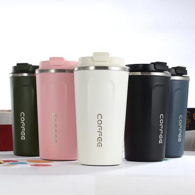 China Viable Wholesale Portable Stainless Steel Thermos Mug Coffee Mug With Lid for sale