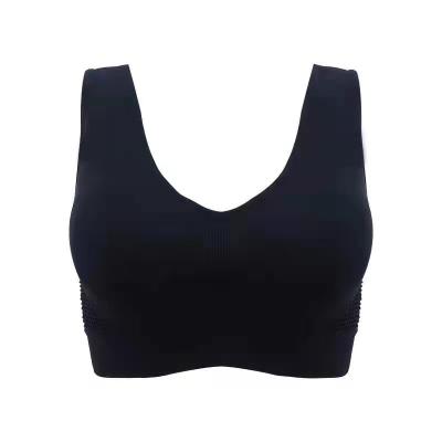 China Wholesale custom large cup ladies young girls multicolor bra tops breathable plus size seamless sports bra for women for sale