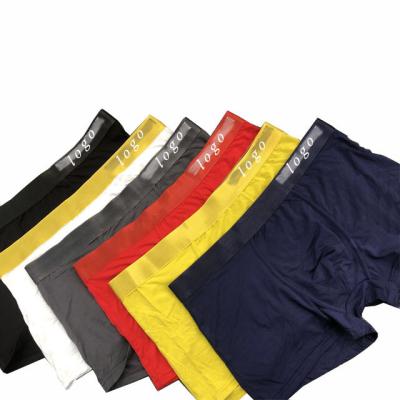 China Breathable Boxer Shorts Man Logo Breathable Custom Boxer Brief Boy Modal Man Underwear for sale