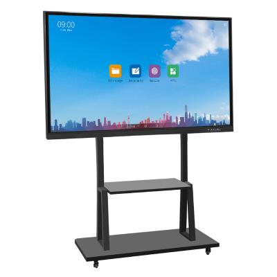 China Portable 75 Inch Display Remote Education Touch Screen School Teaching Collaboration 4K UHD Smart Interactive Board for sale