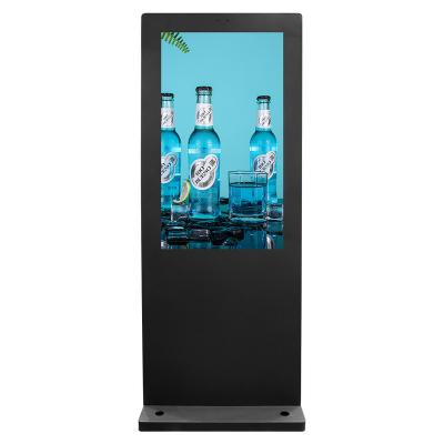 China Waterproof Smart Split Screen Display IP55 Split Screen Free Standing Signs Advertising Outdoor Digital Signage And Display Kiosks for sale