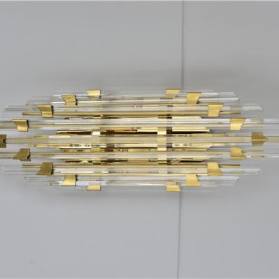 China AOSIHUA Modern All Wall Lamp Hotel Living Room Bedroom Copper Light Luxury Crystal Wall Lamp for sale