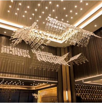 China Modern Hotel Lobby Sale Service Sand Table Chandelier for sale