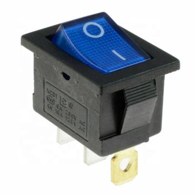 China yellow green red etc. 12V Rocker Switch Button Black On/Off Telecommunication Equipment Rectangle for sale