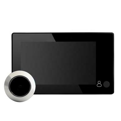 China All C10 4.3 Inch Wide Angle LCD Color Screen 100 Degree 1MP Electronic Peephole Door Bell Camera Support 32G TF Card for sale