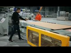 Automatic laminating production line