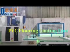 PVC flooring coating line