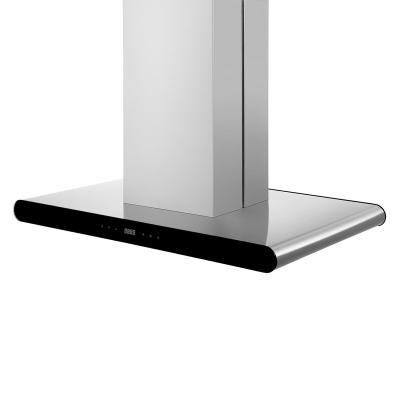 Κίνα Empava kitchen chimney auto clean telescopic range hood island slim glass range hood προς πώληση