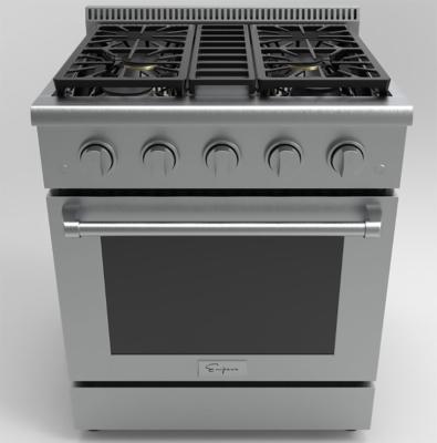 중국 Empava US Brand Kitchen Equipment Freestanding Stainless Steel 4 / 6 Burners Gas Cooker Range With Oven 판매용