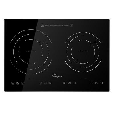 China Empava Digital Touch Control Commercial Mini Hot Pot Cooktop Electric 2 Burner Induction Cooker With Timer for sale