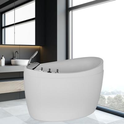 China Empava 59 inch Home Stone Bathtub Acrylic Freestanding SPA Hot Bath Tub For Hotel Te koop