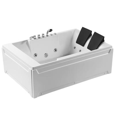 China contemporary white whirlpool acrylic whirlpool hydromassage freestanding Whirlpool Bathtub for sale