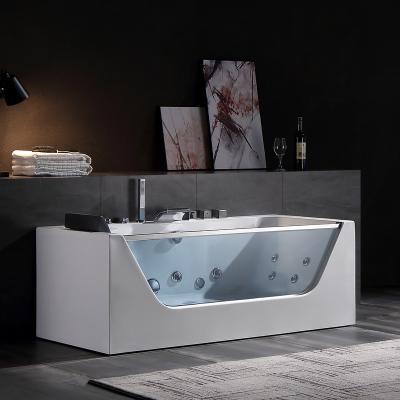 China Empava 59 in Freestanding whirlpool and air tub luxury shower massage bathtub for sale