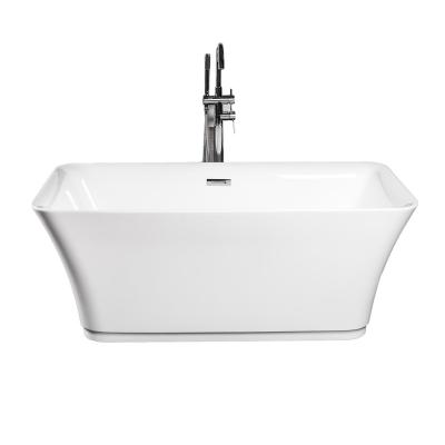 Китай Empava Hot Sale 59 Inches Rectangular Fiberglass Acrylic Freestanding Bathroom Bath Tubs продается