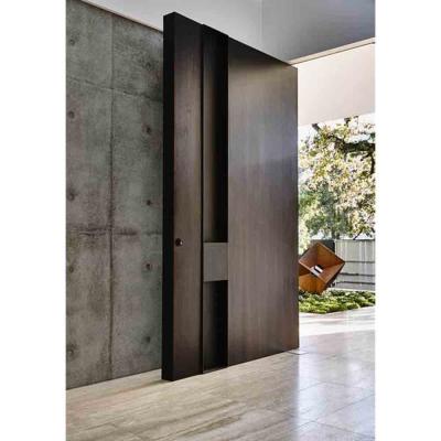 China Modern Luxury Residential Aluminum Steel Entry Door Metal Pivot Door for sale