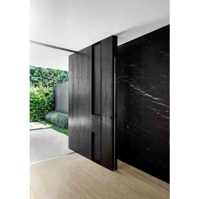 China Front Entrance Main Wood Armored Modern Aluminum Exterior Pivot Door for sale