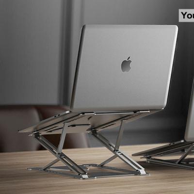 China High Quality Aluminum Ergonomic Folding Metal Laptop Stand Adjustable Laptop Stand For Notebook for sale