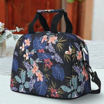 China Picnic Basket Women's Lunch Bag Unisex Detachable Shoulder Strap Insulated Lunch Bag for sale