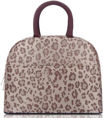 China The latest fasion G-197L Brown Leopard lunch bag. Lunch Bag Tote Bag Lunch Organizer for sale