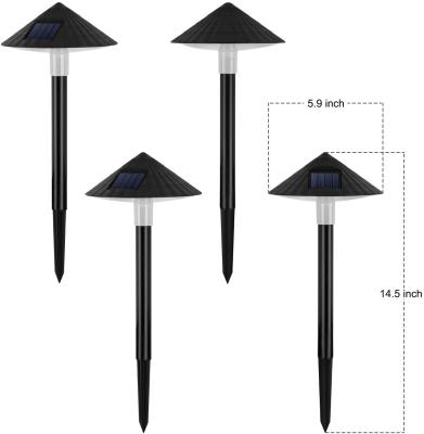 China Modern Outdoor Lighting Fixtures Upgraded 4 Pack LED Solar Landscape Lights for sale