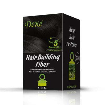 China Wholesale Color-Protecting Dexe Hair Building Fiber Restoration Supplement Thin Areas Hairline And Hairline Styling Powder for sale