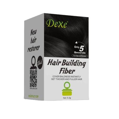 China Color-protection Dexe Hair Building Fiber Wholesale Long-Lasting Hairline Powder Conclear Hair Building Fibers Powder For Men for sale