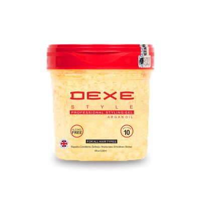 China Wholesale Non-Specific Dexe Private Label Edge Control Pomade Long Lasting Wax 48 Hours Strong Hold Hair Styling Gel For Black Hair Man Woman for sale