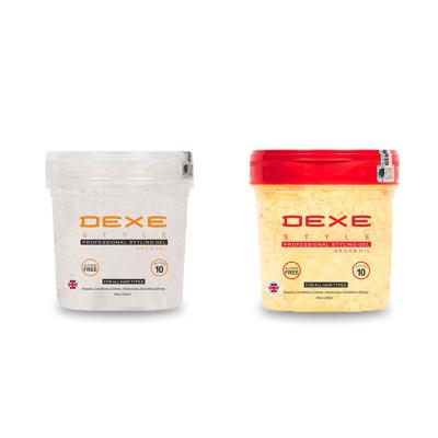 China Wholesale Non-Specific Dexe Private Label Hair Styling Products Pomade Braid Strong Gel Hold Hair Wax Extra Edge Control for sale