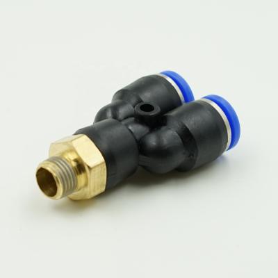 China Hotels Fitting PU LSA P.M. Push Pneumatic Parts PV PZA PK PE Manufacturer Air Hose Plastic Quick Connector for sale