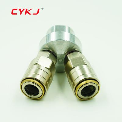 China Industry Pneumatic Tube Air Hose Metal Quick Coupler for sale