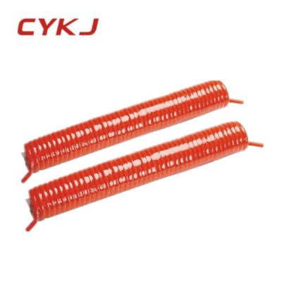 China TPU PU Pneumatic Hose Coiled Air Hoses With Quick Connector for sale