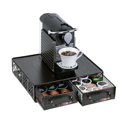 China Customizable coffee capsule holder stand nespresso customizable coffee dolce de tchibo enthusiasm for sale