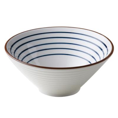 China Sustainable Creative Japanese Ceramic Ins Salad Bowl Hand Painted Tableware for sale