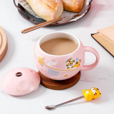 China Viable Wholesale Ceramic Glazed Nordic Ceramic Single Cup Mug for sale