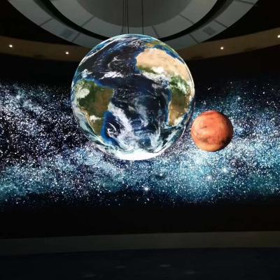 China Indoor LED Led Ball Screen 3D Video Display for sale